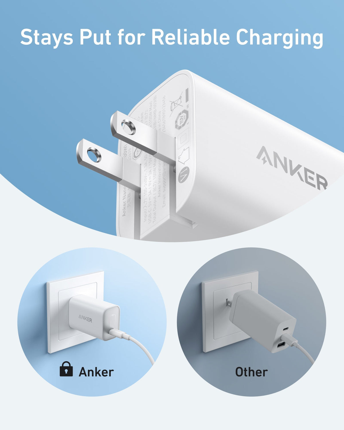 Anker | Nano Charger with USB-C Cable | 100W