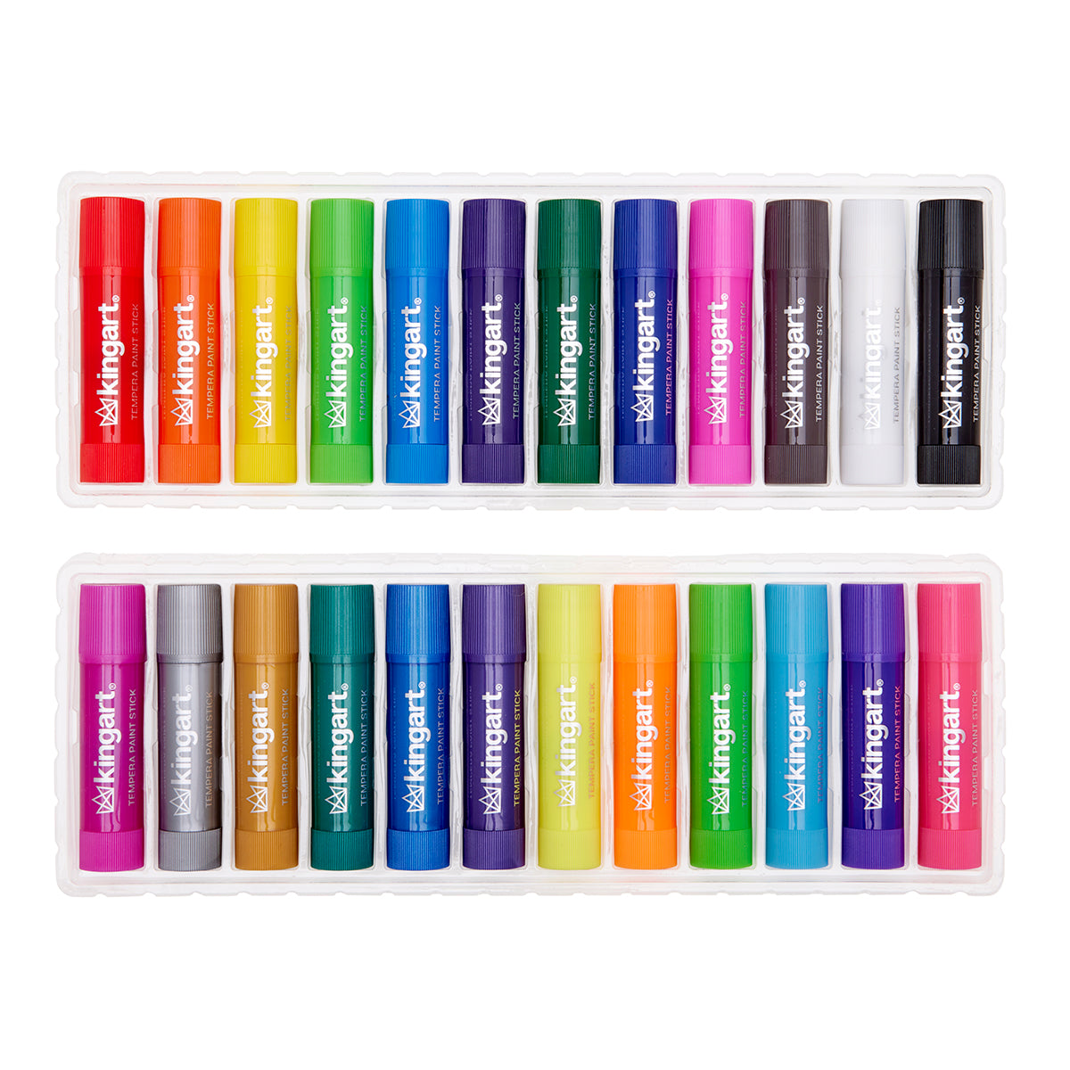 KINGART Tempera Paint Sticks, 24 Colors, view 8 of 23