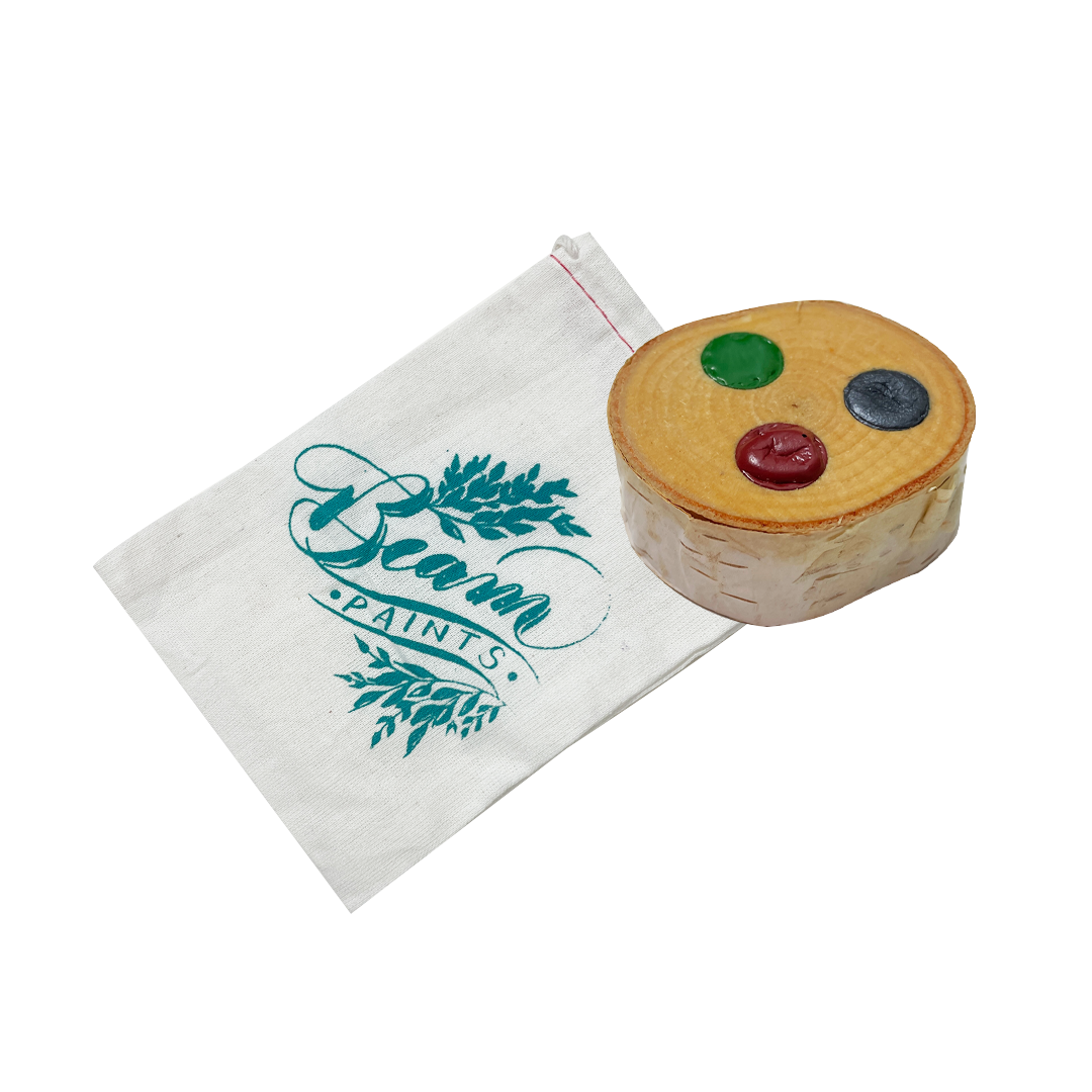 Beam Paints Mini Watercolor Palette, White Birch, 3 Half Pans, view 2 of 2