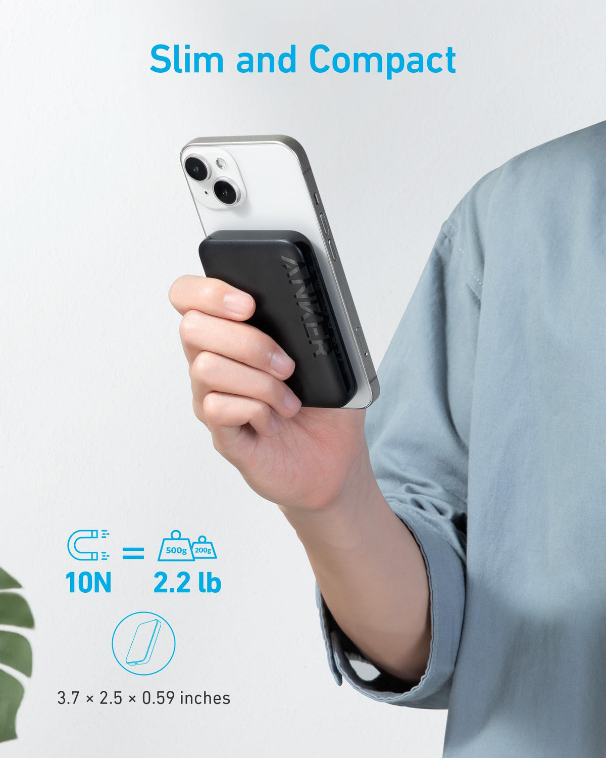 Anker | 321 MagGo Battery | PowerCore Magnetic 5K