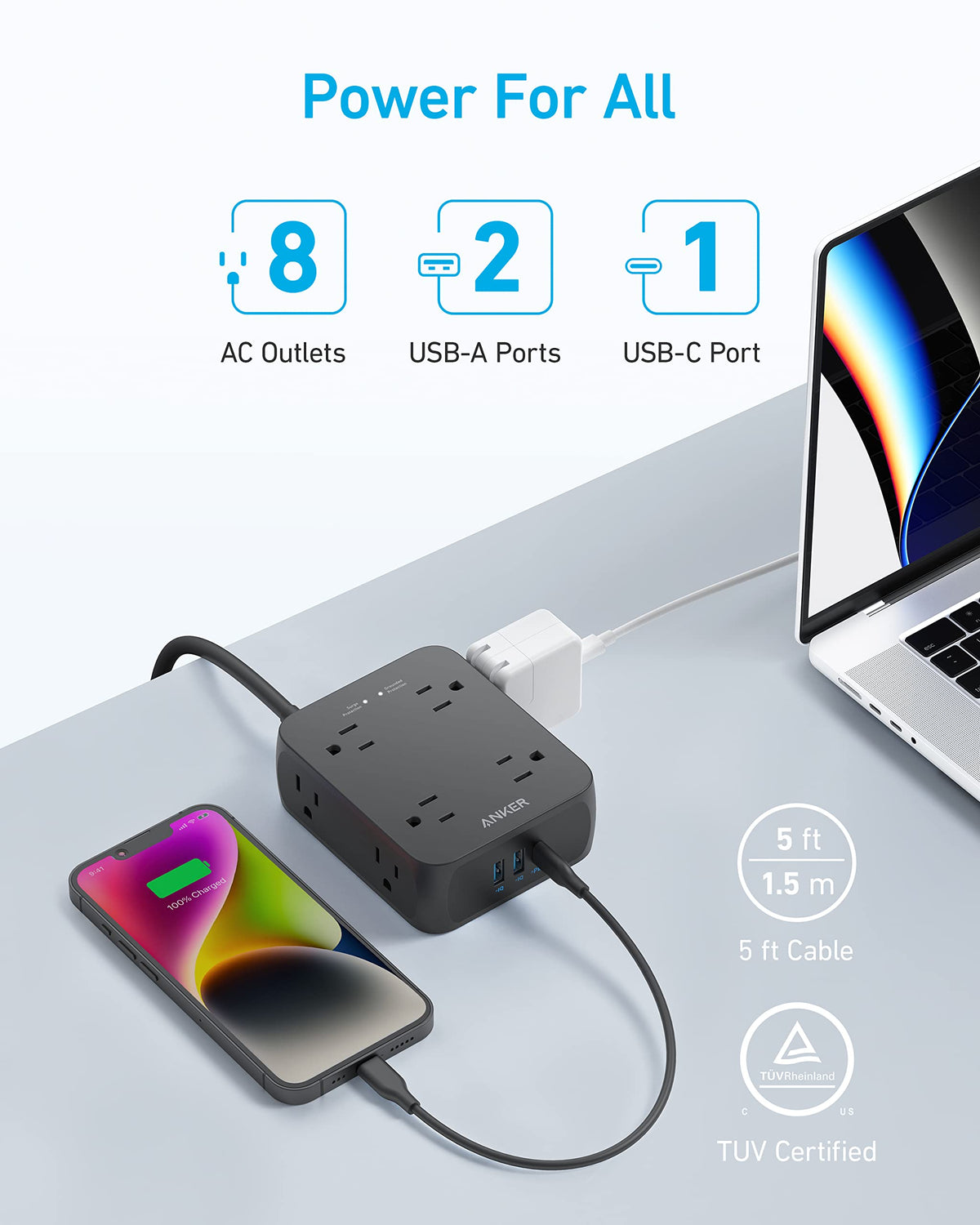 Anker | 341 USB Power Strip