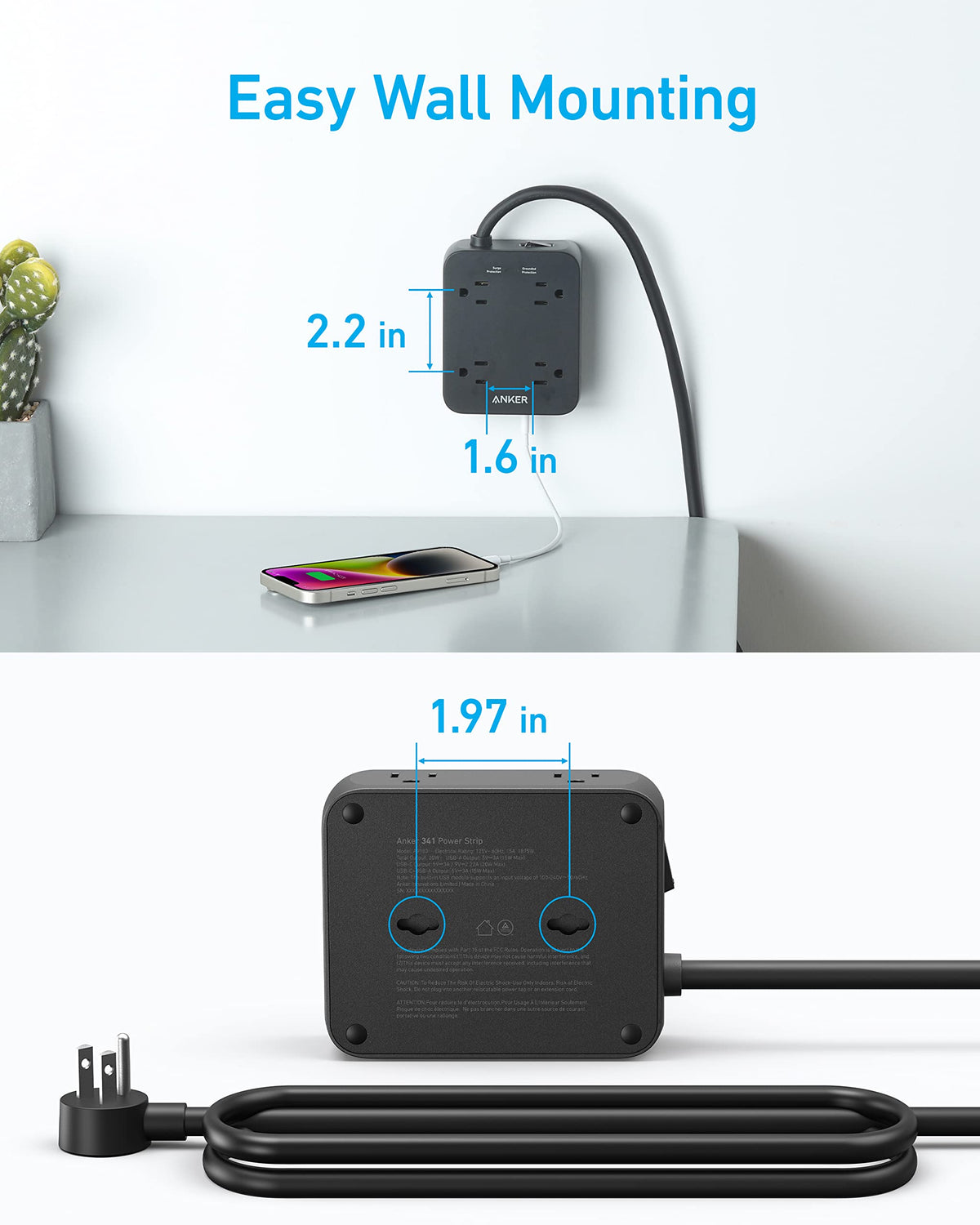 Anker | 341 USB Power Strip