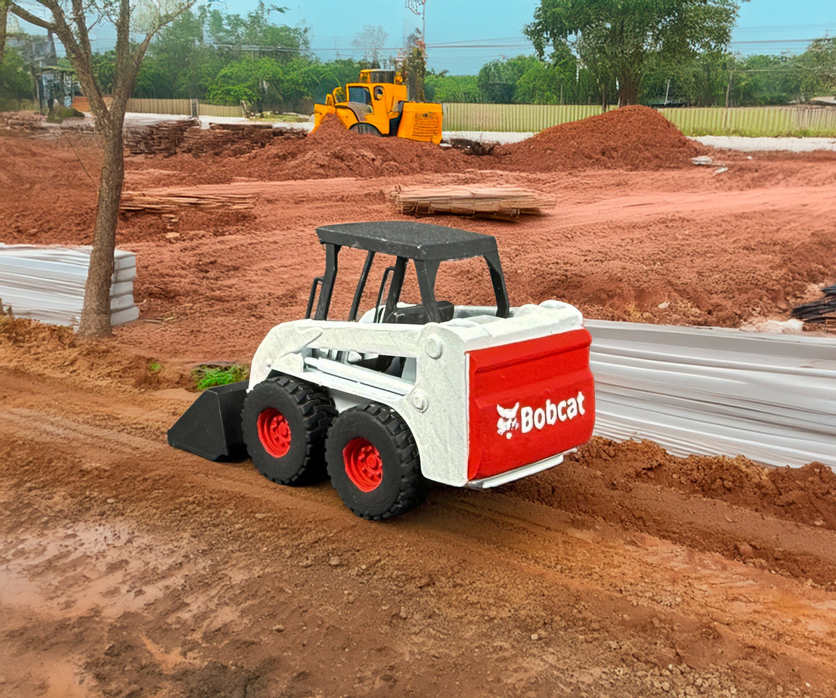 GCmini Bobcat Wheeled Skid Steer Resin Model, 28mm, view 6 of 6