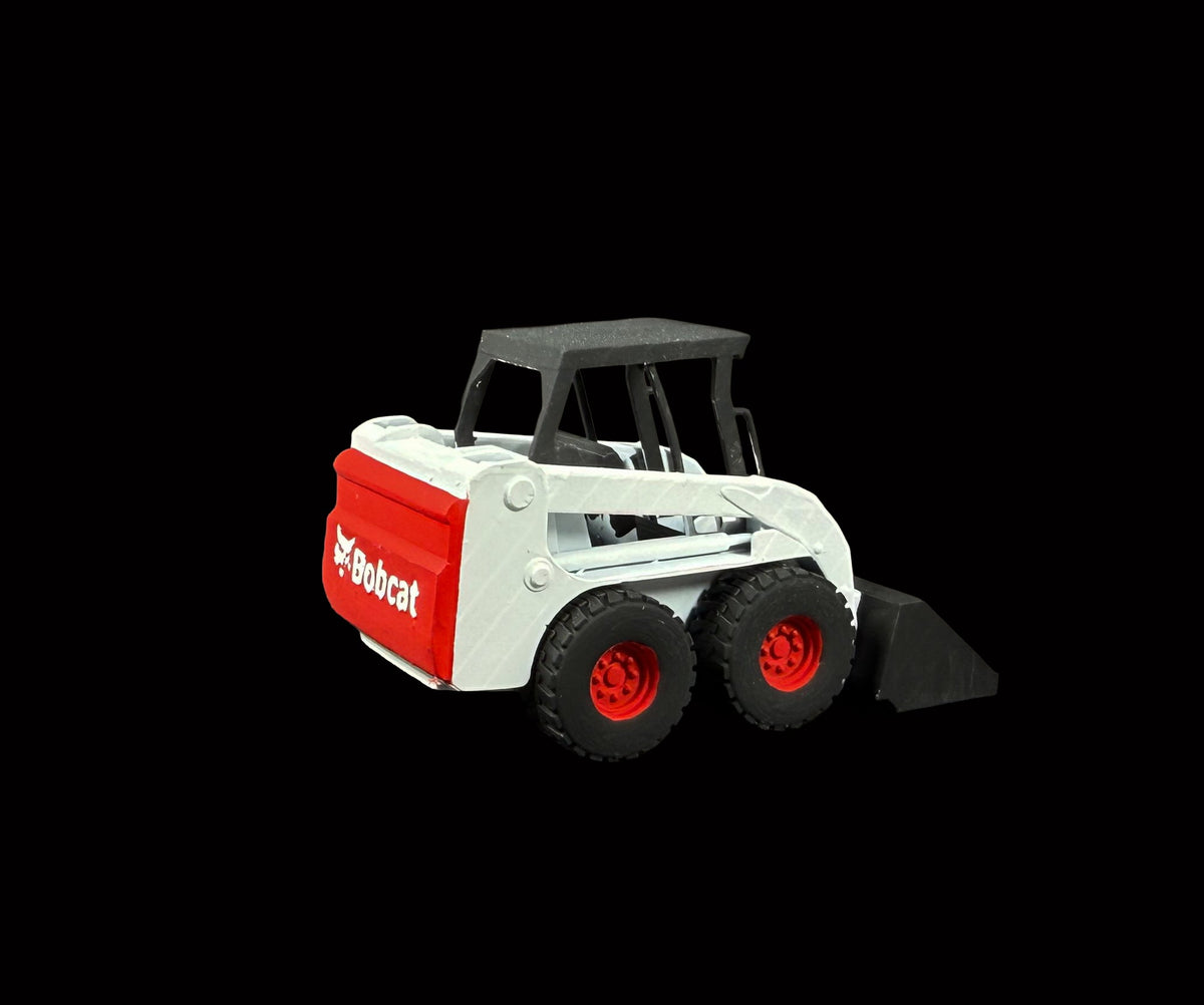 GCmini Bobcat Wheeled Skid Steer Resin Model, 28mm, view 3 of 6