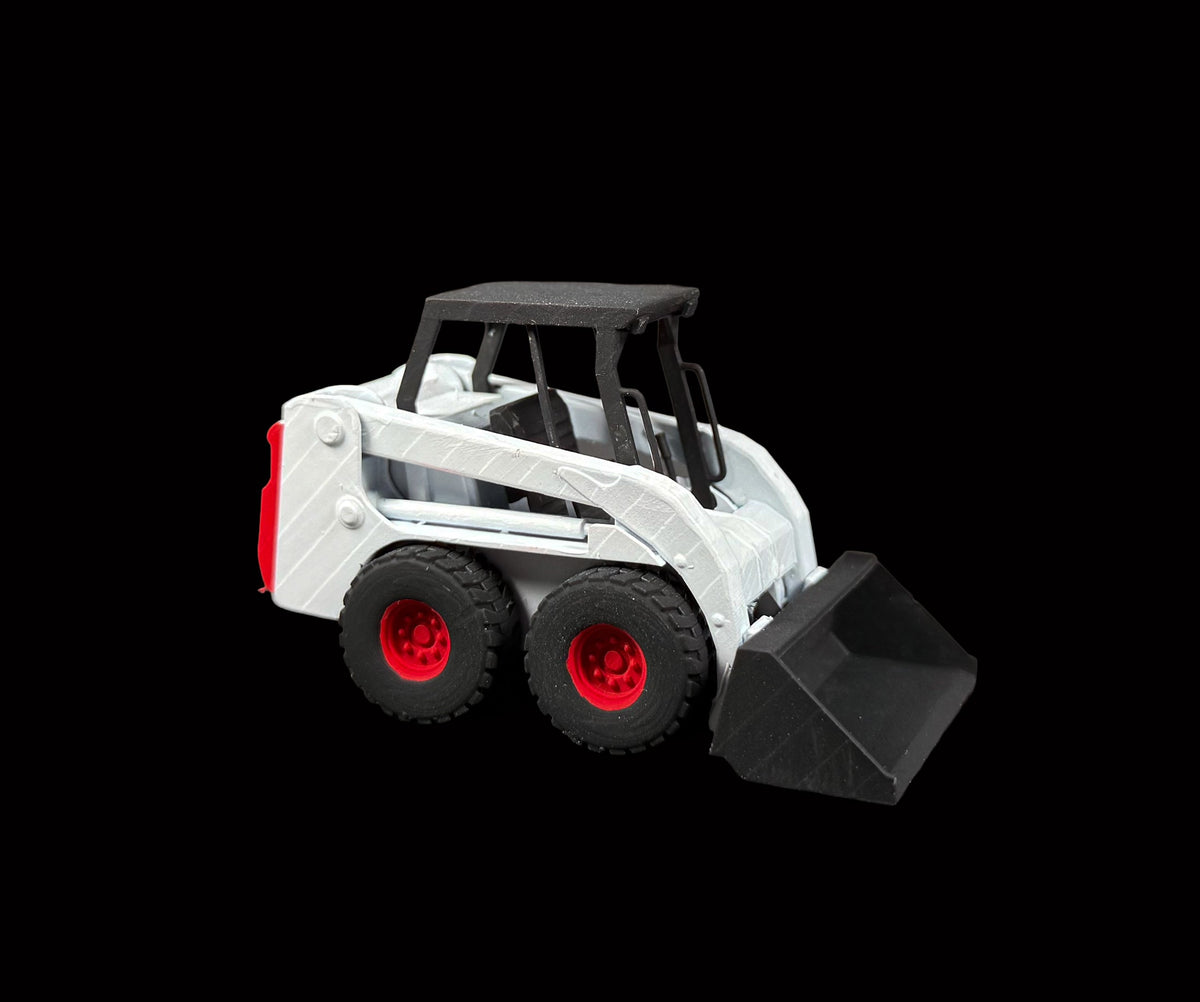 GCmini Bobcat Wheeled Skid Steer Resin Model, 28mm, view 5 of 6