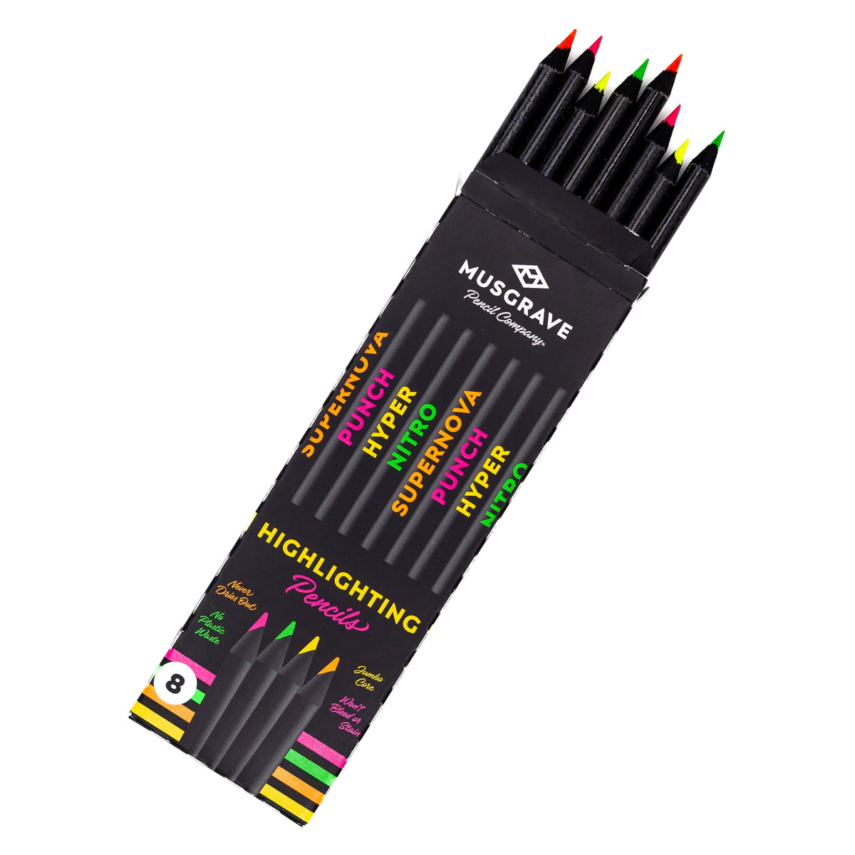 Musgrave | Highlighting Pencils | 8 Colors