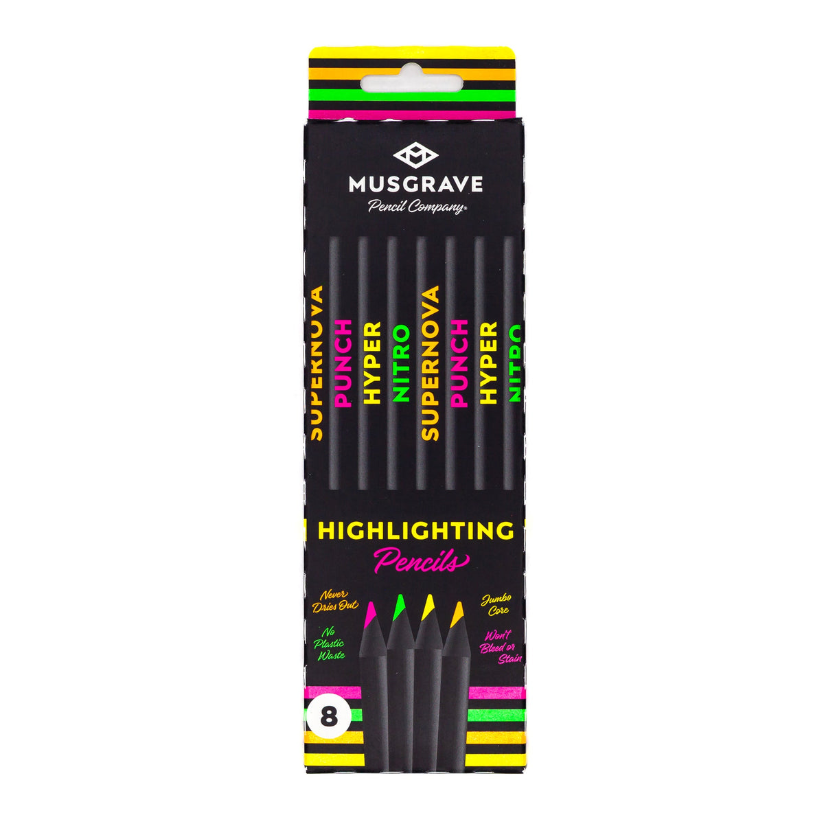 Musgrave | Highlighting Pencils | 8 Colors