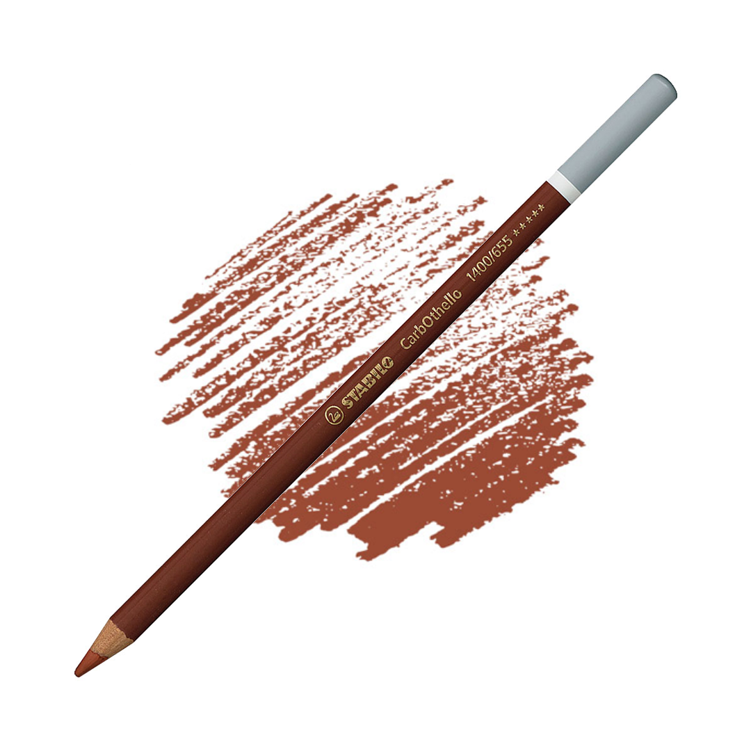 Stabilo CarbOthello Pastel Pencil, English Deep Red 655