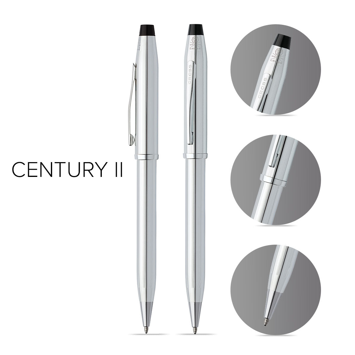 Cross | Century II Ballpoint Pen | Lustrous Chrome