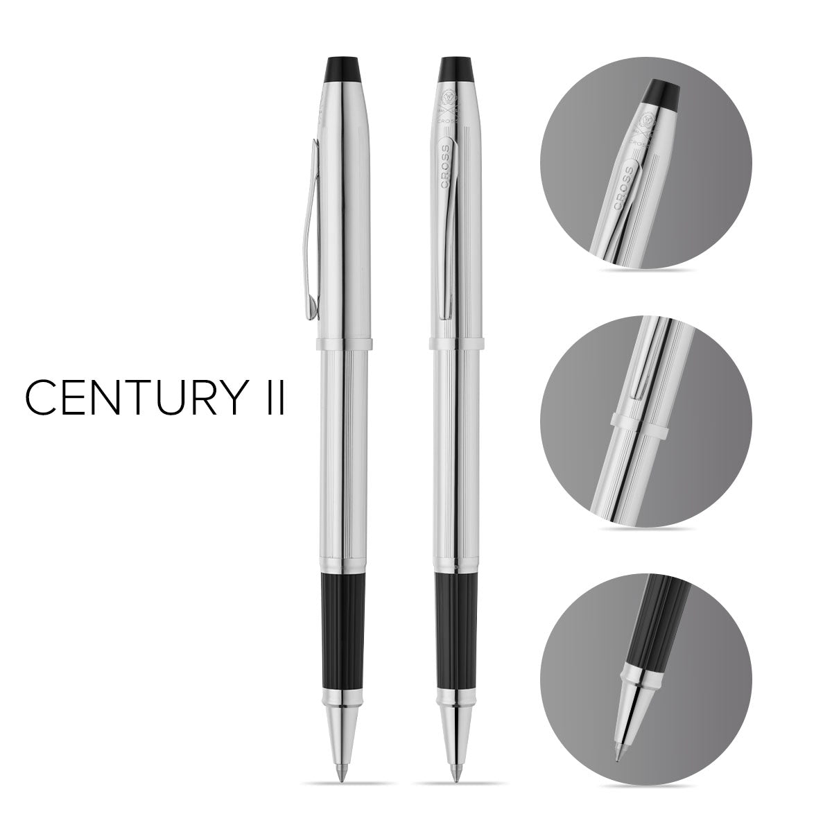 Cross | Century II Rollerball Pen | Lustrous Chrome