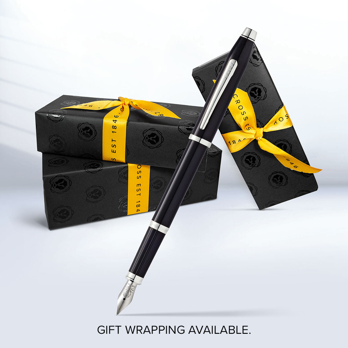 Cross | Century II Fountain Pen | Black Lacquer, Medium Nib