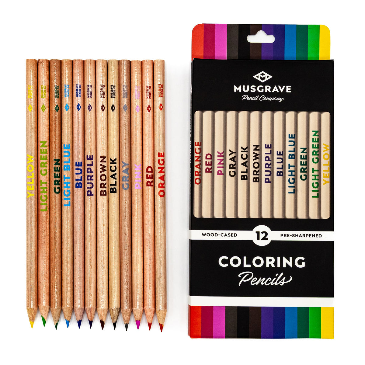 Musgrave | Coloring Pencils | 12 Colors