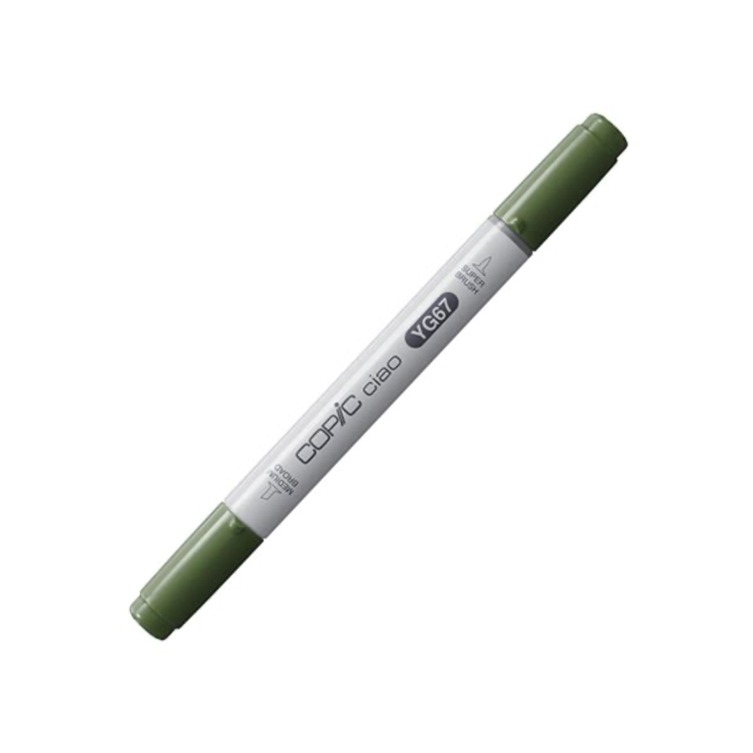 Copic Ciao Marker, Moss YG67