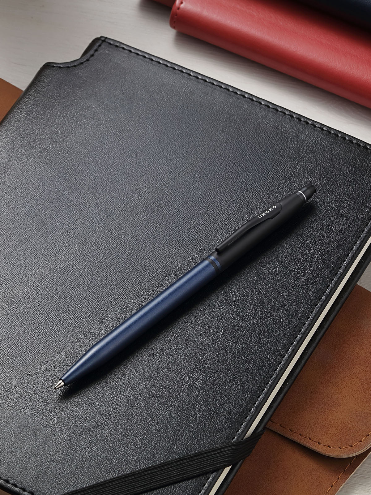 Cross | Click Ballpoint Pen | Tuxedo Satin Metallic Blue