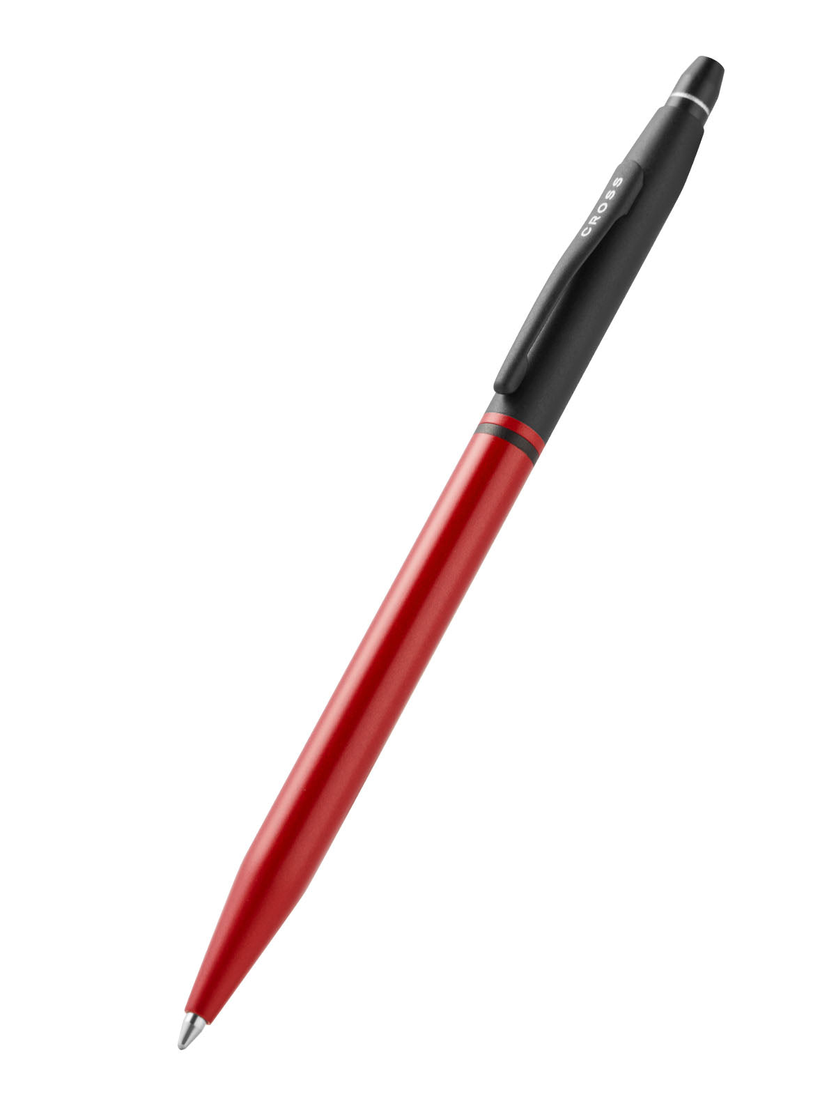 Cross | Click Ballpoint Pen | Tuxedo Satin Metallic Red