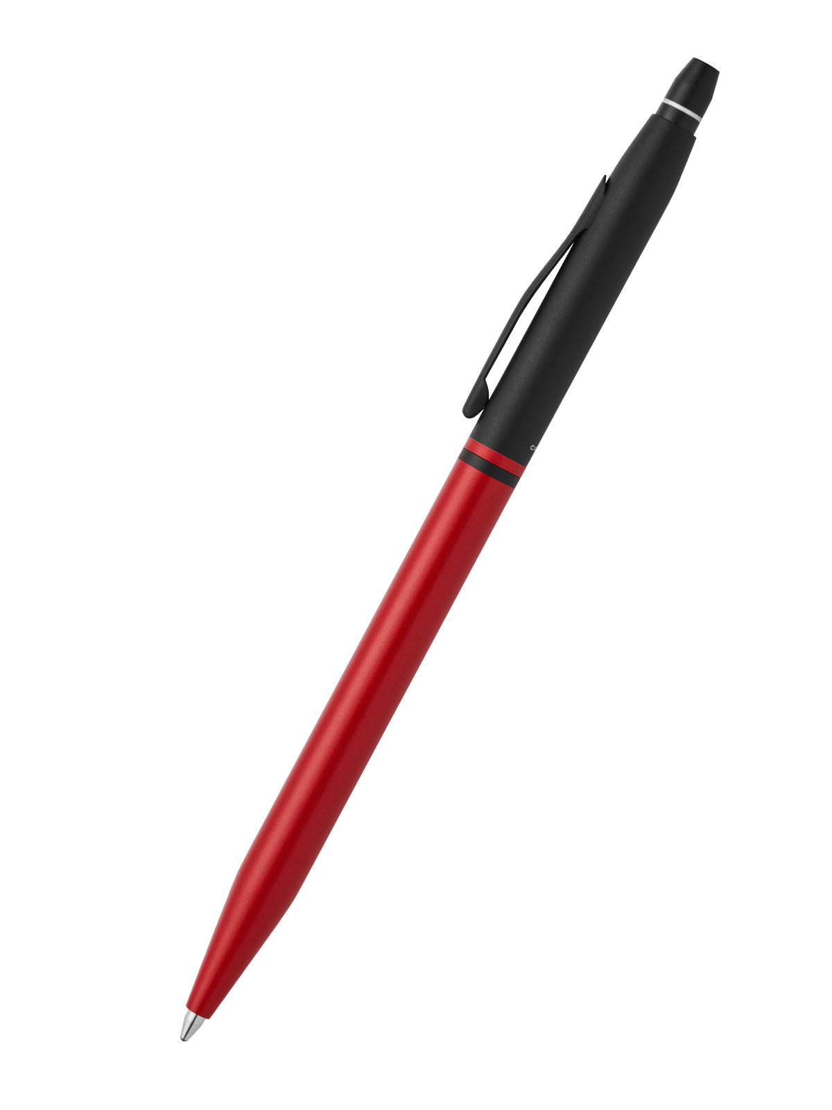 Cross | Click Ballpoint Pen | Tuxedo Satin Metallic Red