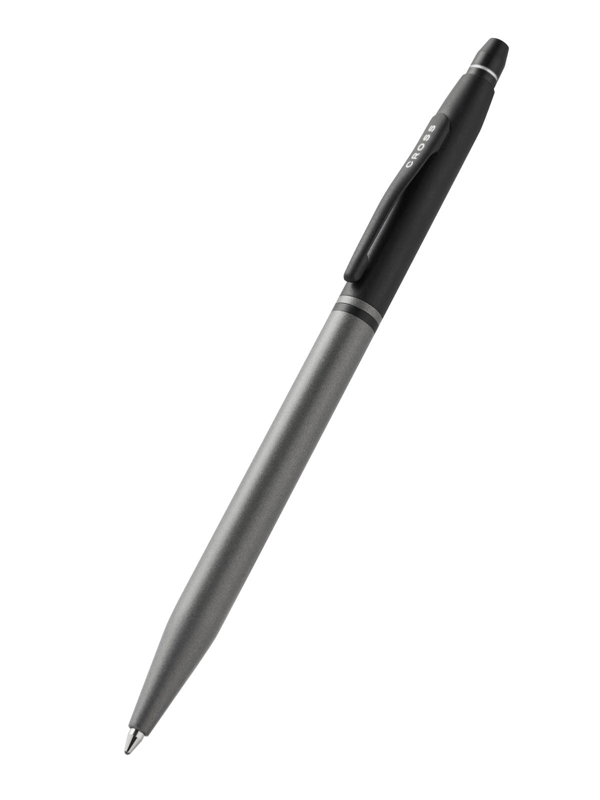 Cross | Click Ballpoint Pen | Tuxedo Satin Metallic Gray
