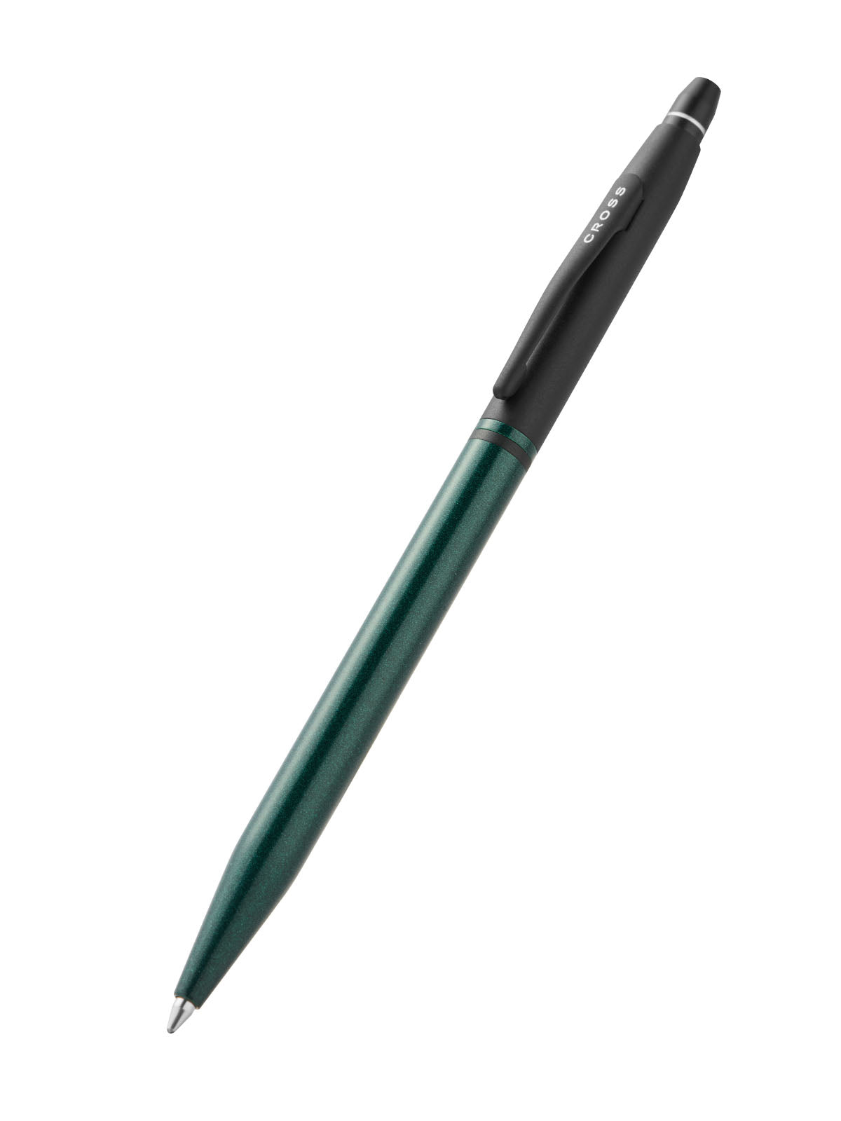 Cross | Click Ballpoint Pen | Tuxedo Satin Metallic Green