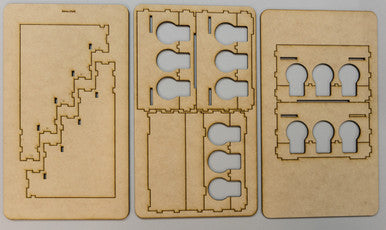 GCmini Half Paint Rack for Citadel Pots, 34mm, view 4 of 5