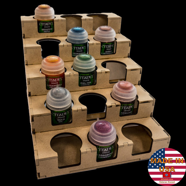GCmini Half Paint Rack for Citadel Pots, 34mm