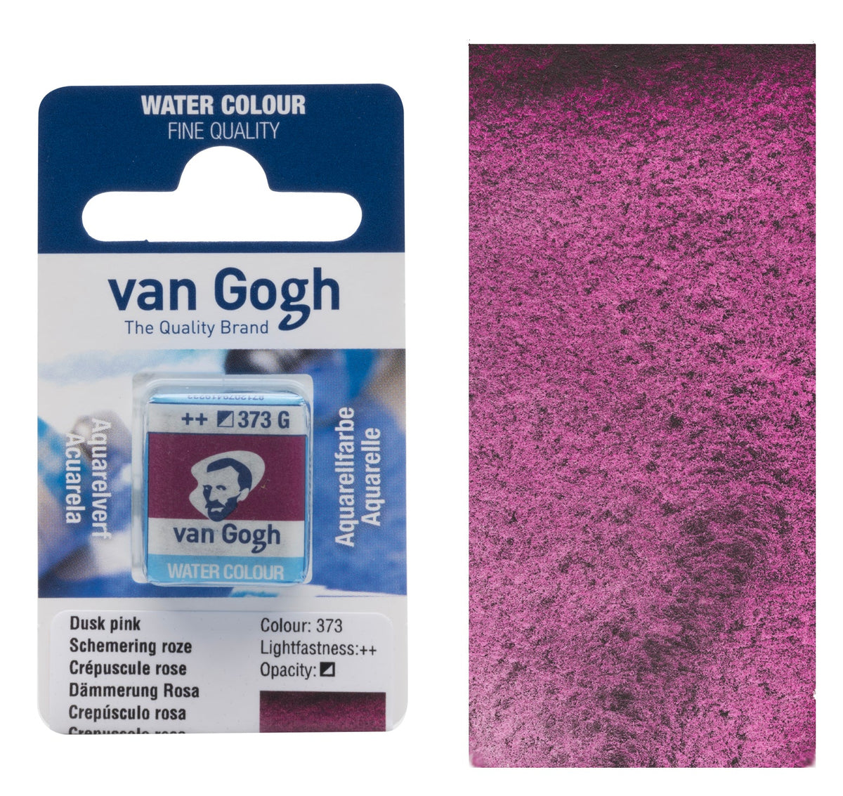 Van Gogh Watercolor Half Pan, Dusk Pink
