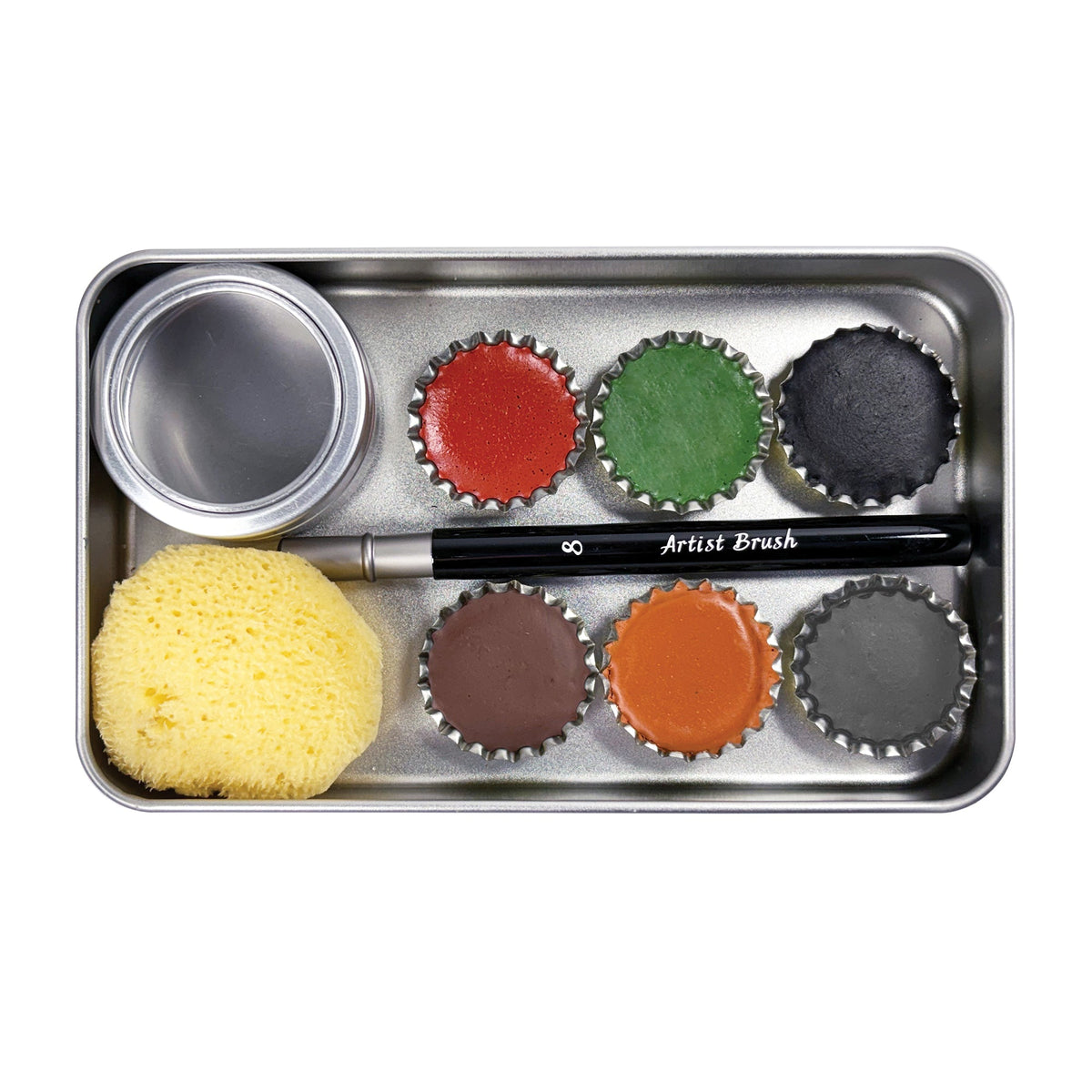 Elseware Unplug Handmade Earth Paints, Set of 6 with Travel Case, view 2 of 4