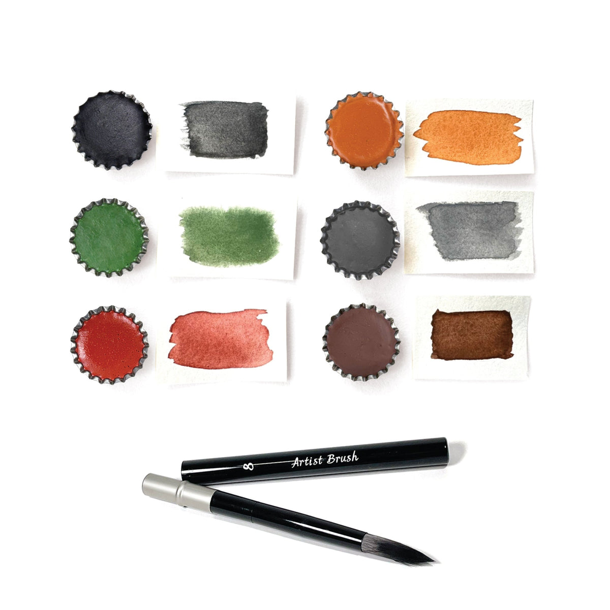 Elseware Unplug Handmade Earth Paints, Set of 6 with Travel Case, view 4 of 4