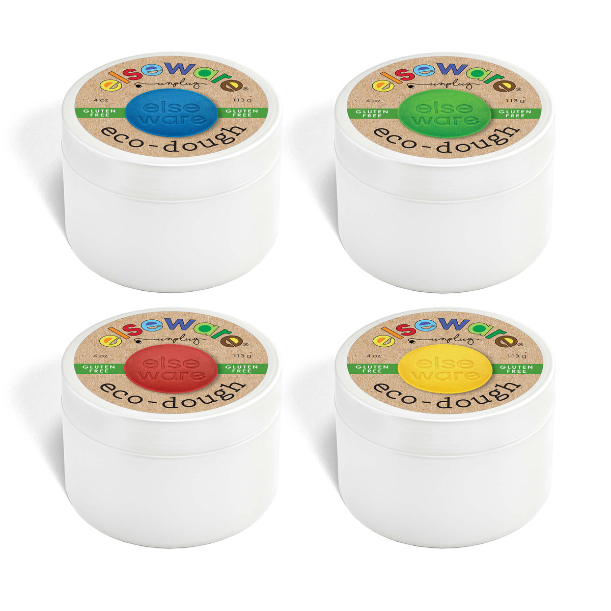 Elseware Unplug Eco-Dough Gluten Free, 4-Pack, view 4 of 7