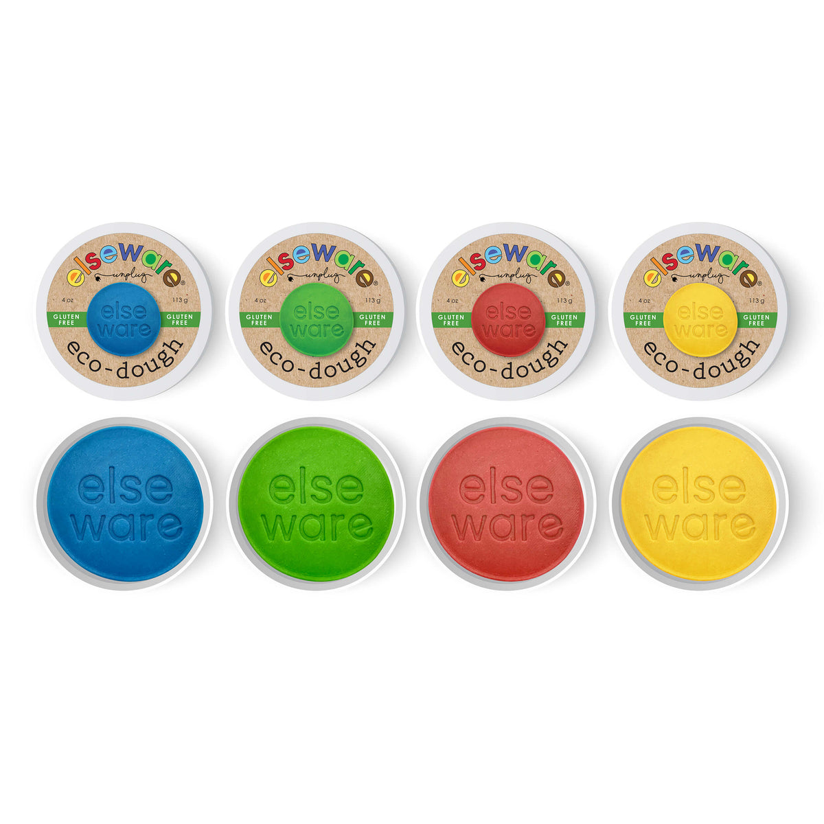 Elseware Unplug Eco-Dough Gluten Free, 4-Pack, view 6 of 7