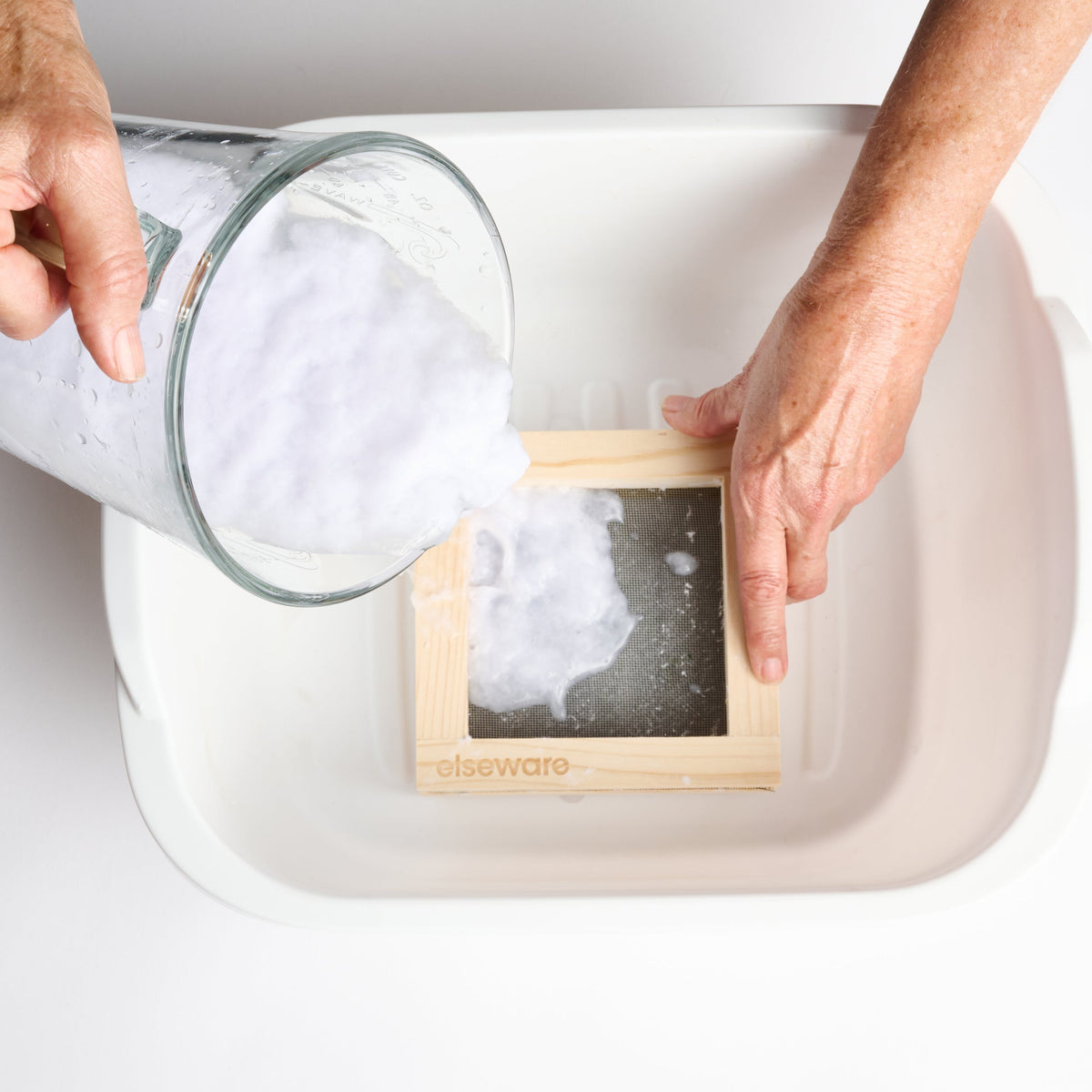 Elseware Unplug Paper Making Kit, Recycled Handmade Paper, view 4 of 6