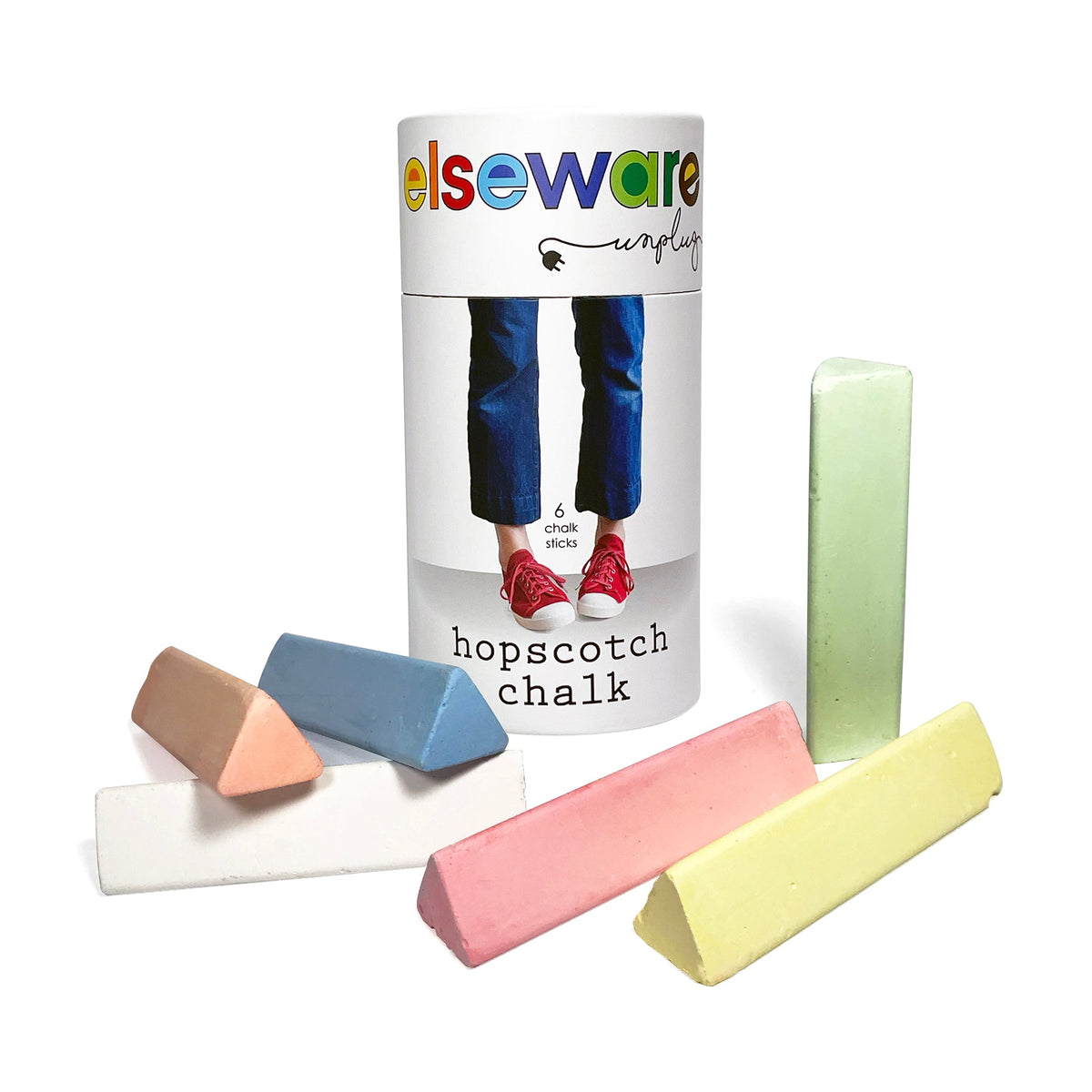 Elseware Unplug Outdoor Art Bundle, Chalk, Beeswax Crayons & Coloring Scroll, view 6 of 8