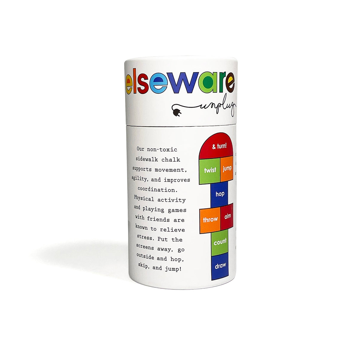 Elseware Unplug Outdoor Art Bundle, Chalk, Beeswax Crayons & Coloring Scroll, view 7 of 8