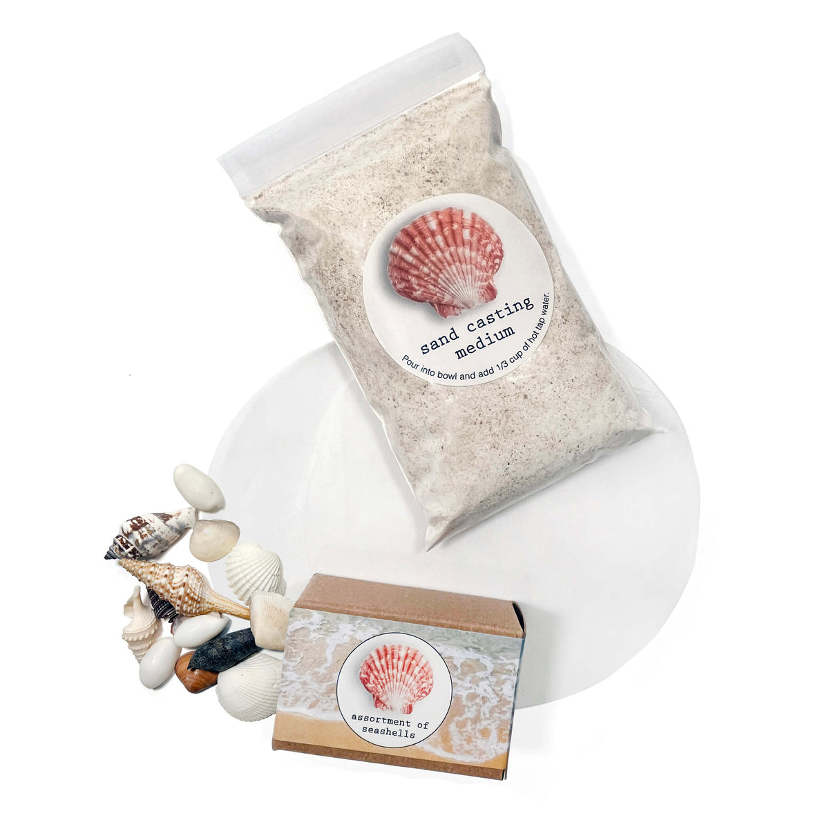 Elseware Unplug Day at the Beach Hand & Footprint Keepsake Kit, view 6 of 8