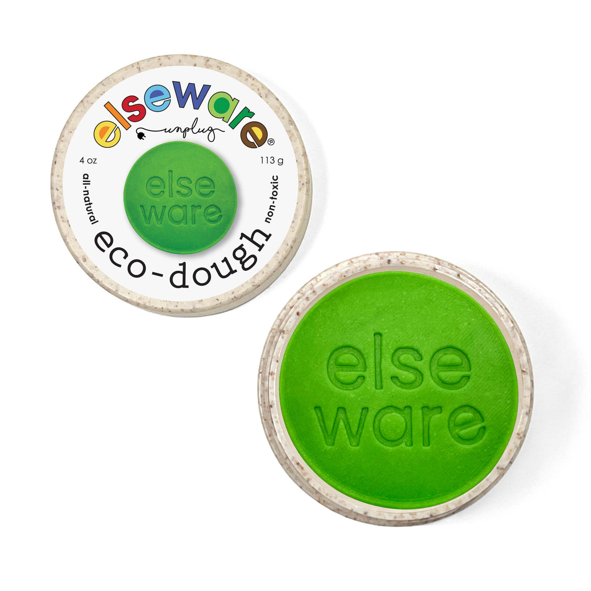 Elseware Unplug Eco-Dough Natural Play Dough, 4-Pack, view 6 of 7