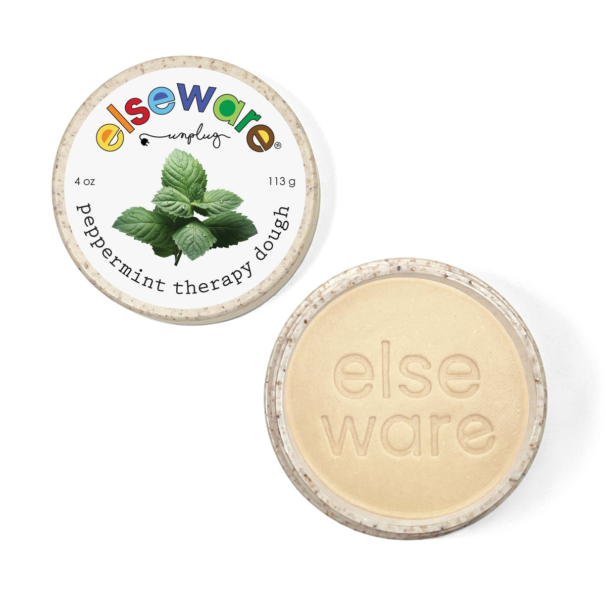 Elseware Unplug Therapy Dough, Peppermint