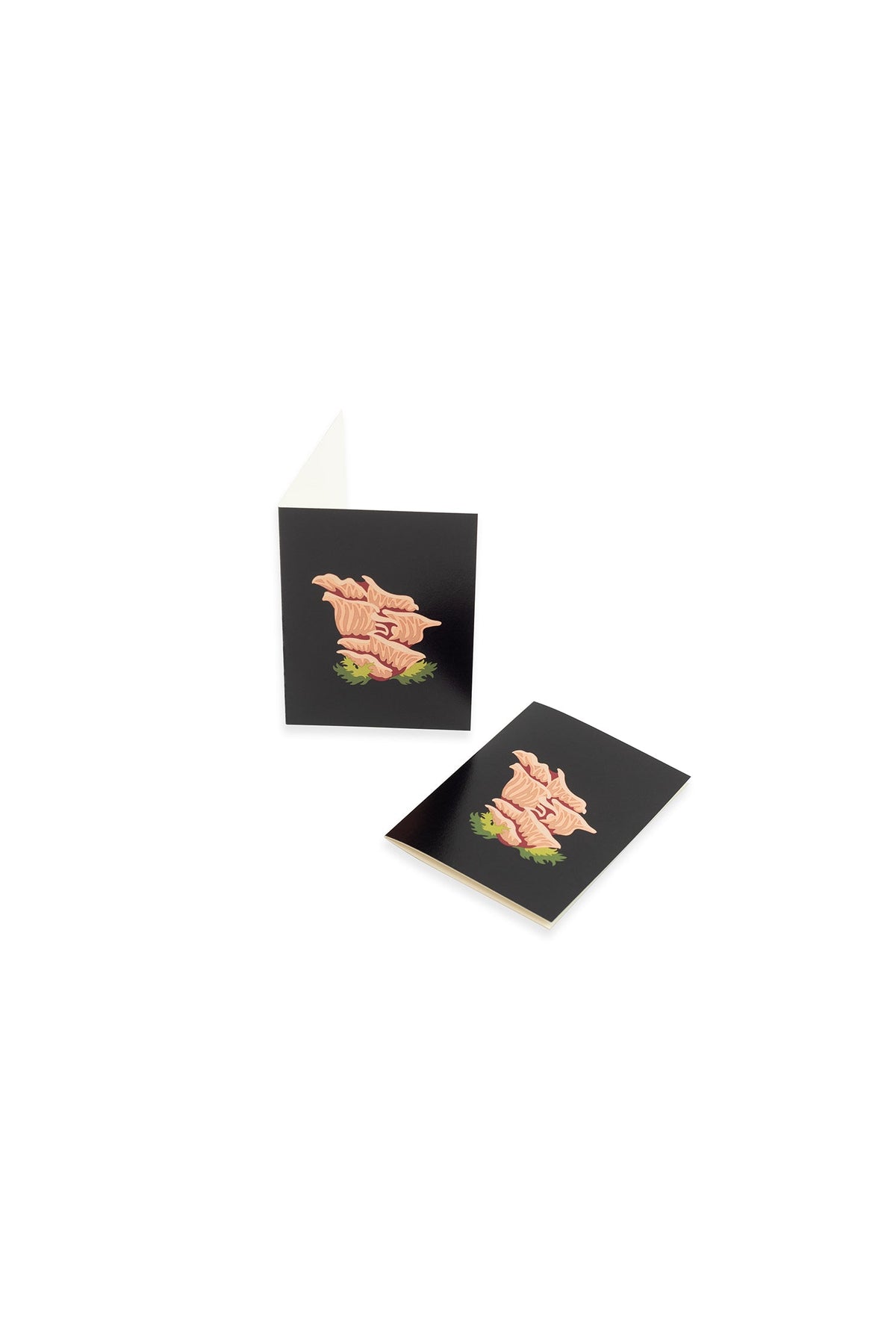 Elle Crée Mushrooms Mini Card Set, 8 Cards, card detail