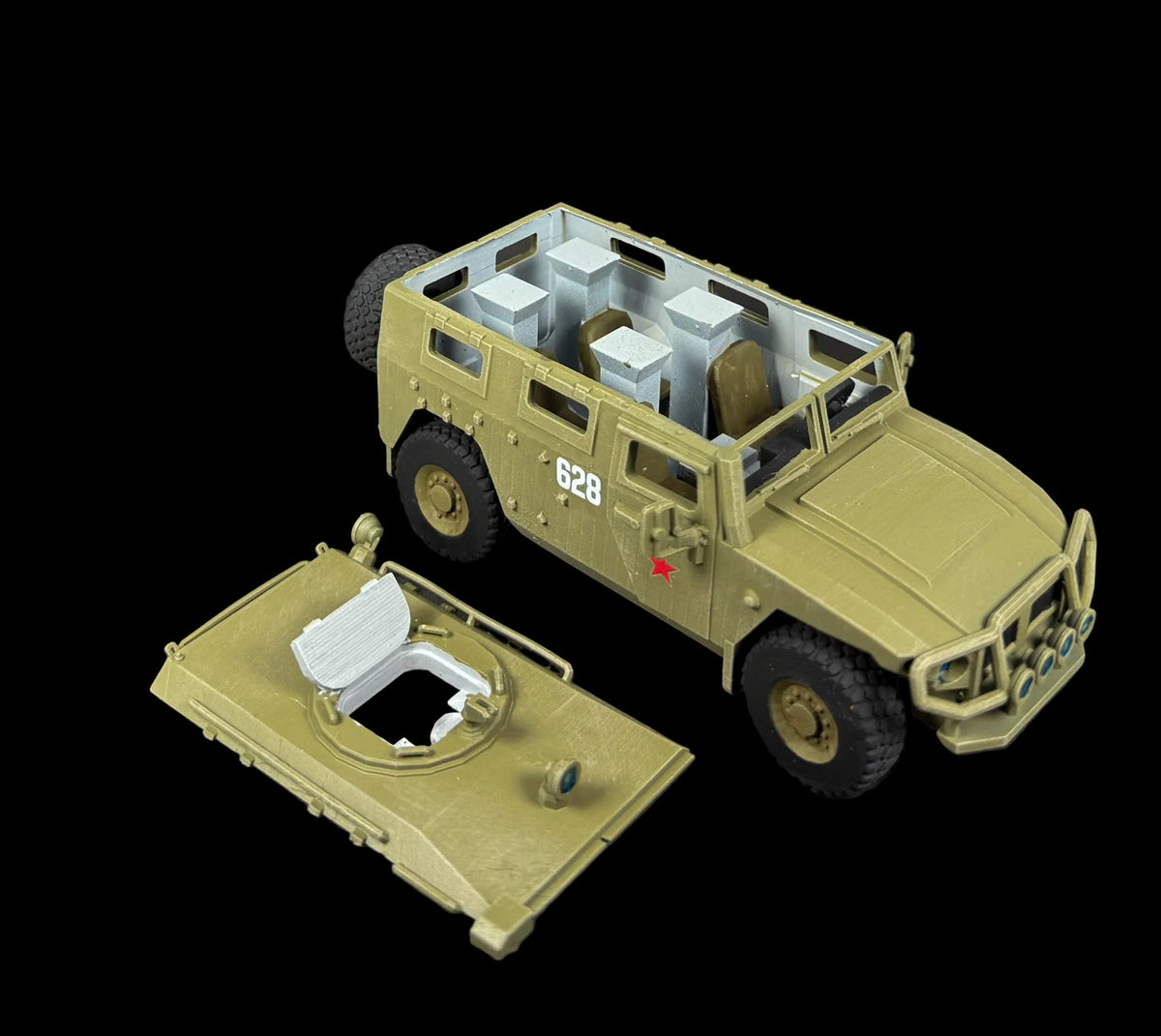 GCmini GAZ Tigr Resin Vehicle, 28mm, view 8 of 9