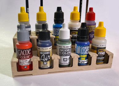 GCmini Mini Paint Rack for Dropper Bottles, 26mm, 10 Bottles, view 2 of 7