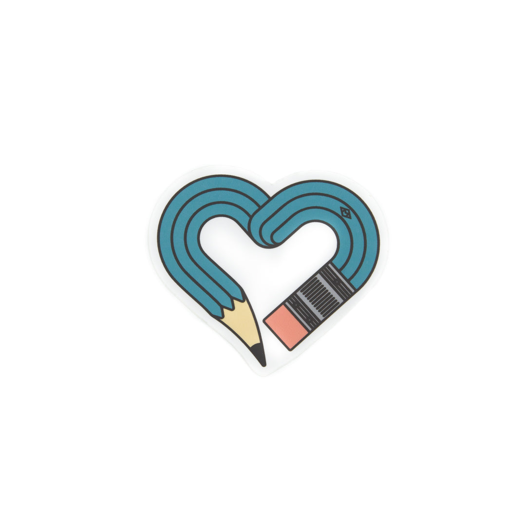 Musgrave | Pencil Heart Sticker Set | 3 Pack