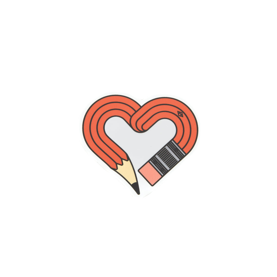 Musgrave | Pencil Heart Sticker Set | 3 Pack