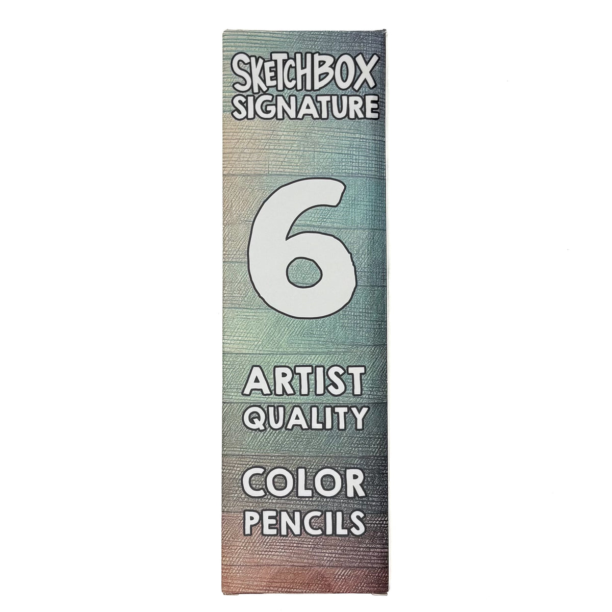 SketchBox Signature Colored Pencils, 6 Set