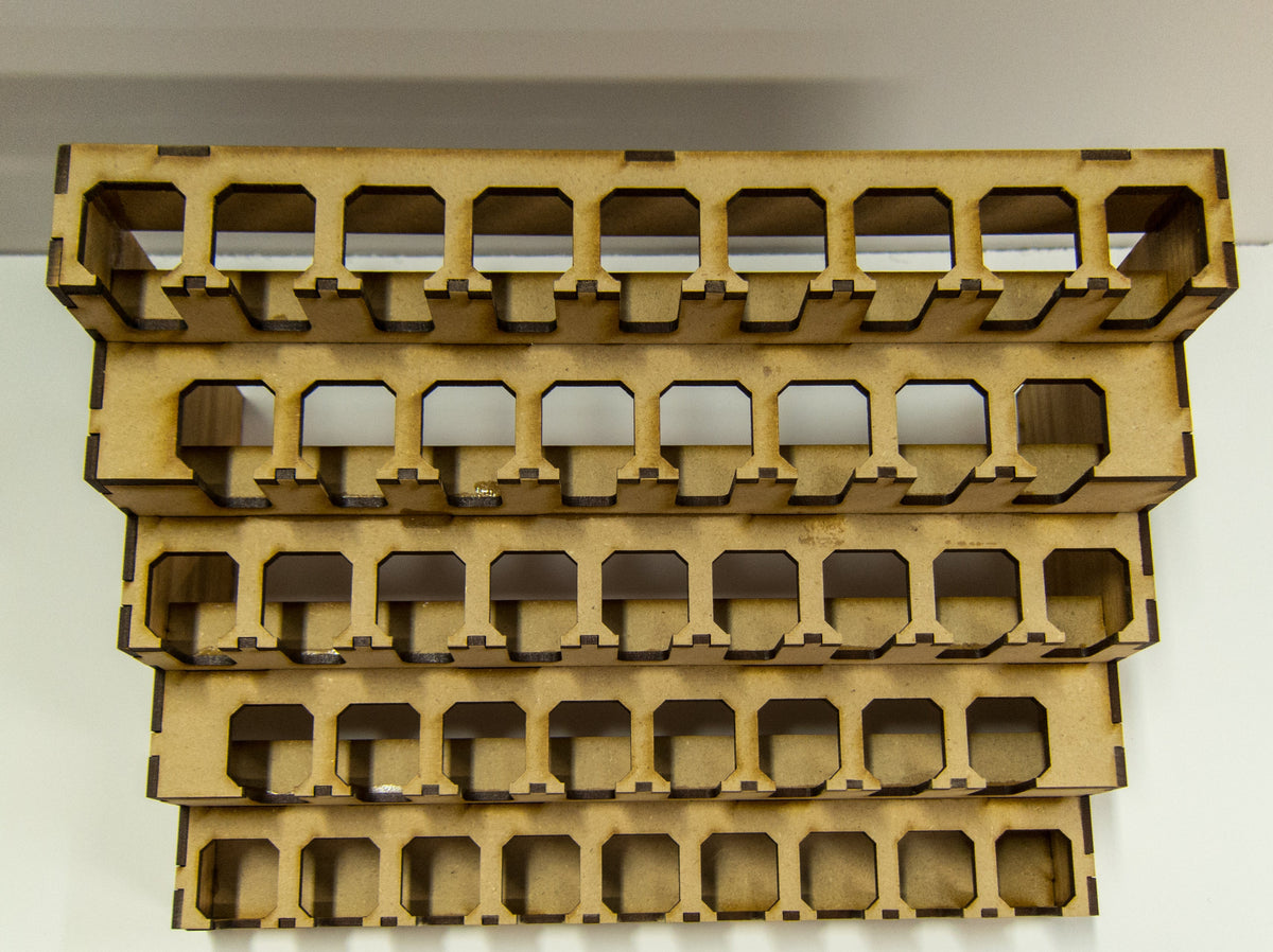 GCmini Paint Rack for Testors Square Enamels, 43 Bottles, view 3 of 6