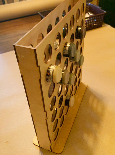 GCmini Vertical Paint Rack for Mission Models, 1oz, 42 Bottles, view 2 of 4