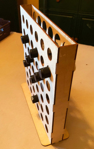 GCmini Vertical Paint Rack for Mission Models, 1oz, 42 Bottles, view 3 of 4