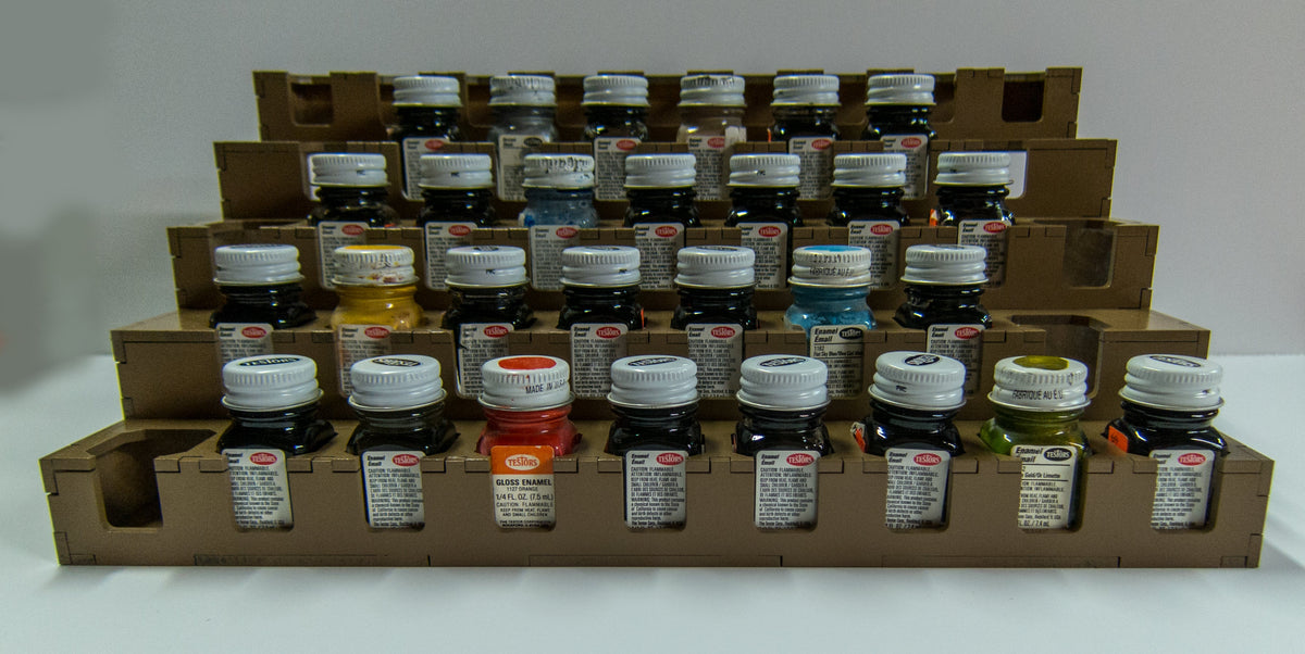 GCmini Paint Rack for Testors Square Enamels, 43 Bottles, view 5 of 6