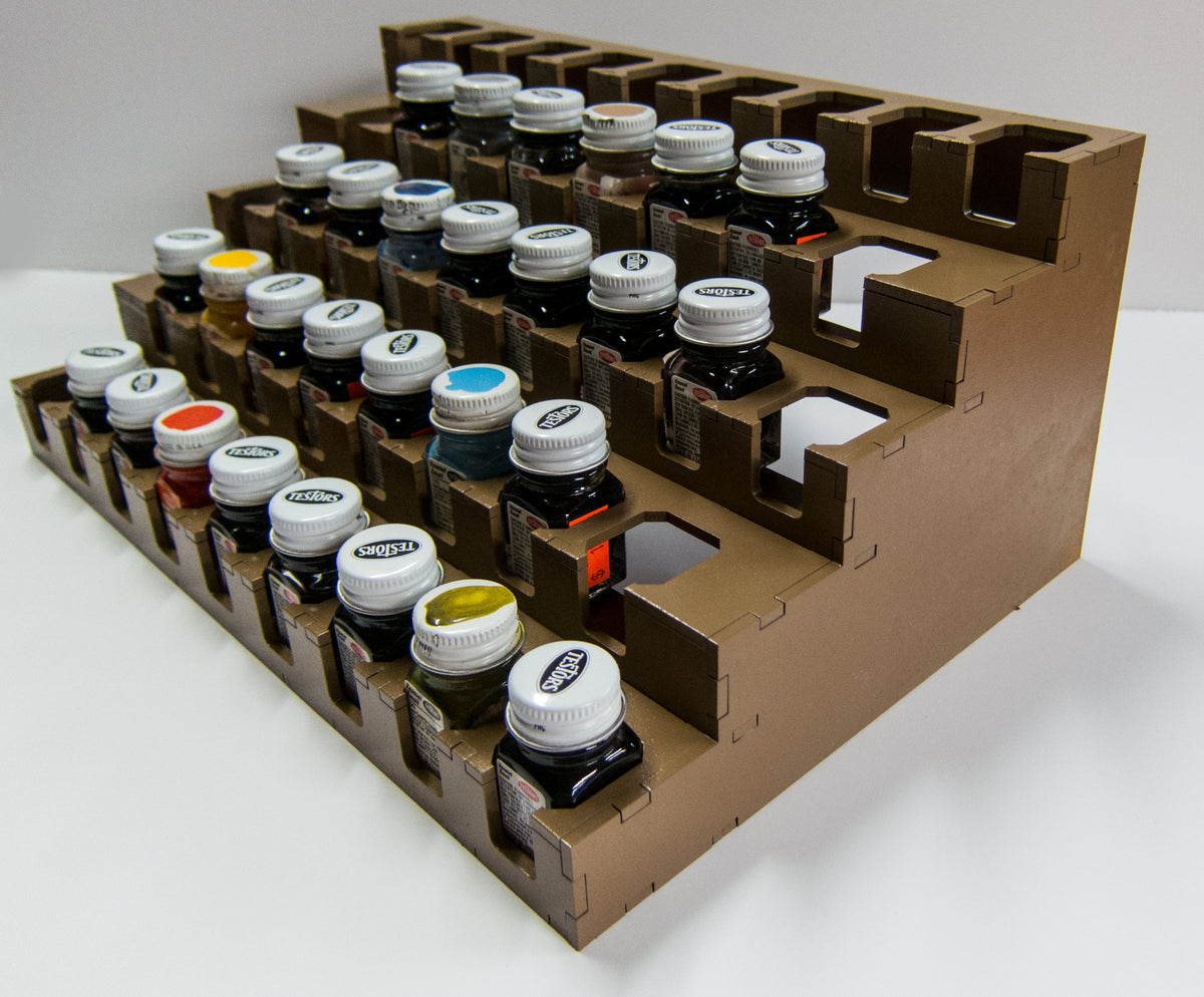 GCmini Paint Rack for Testors Square Enamels, 43 Bottles, view 6 of 6