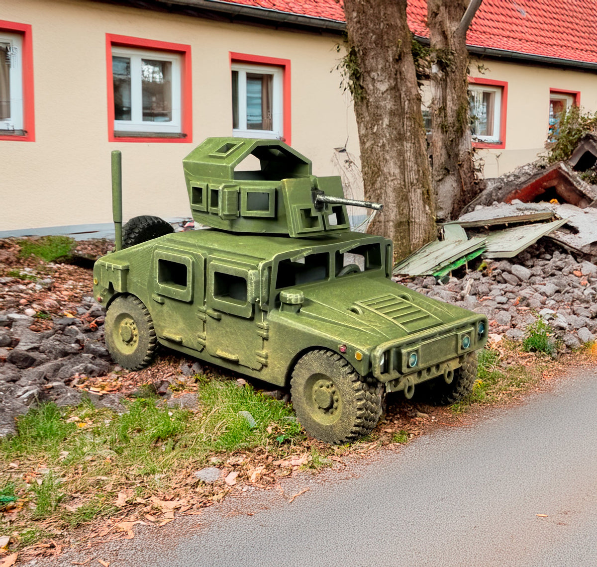 GCmini M1114 Up-Armored HMMWV Resin Vehicle, 28mm