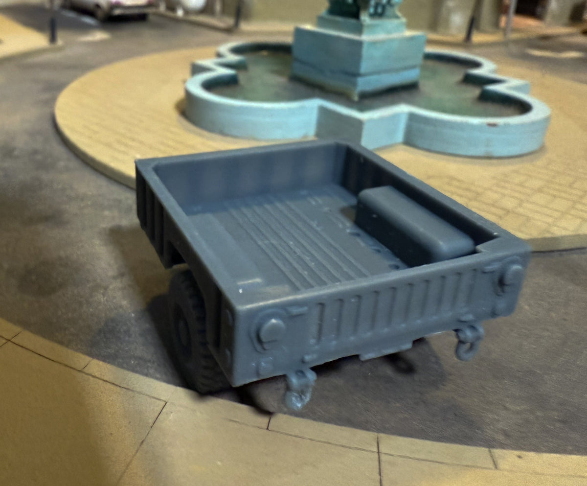 GCmini M1101 Utility Trailer Resin Model, 28mm, view 4 of 4