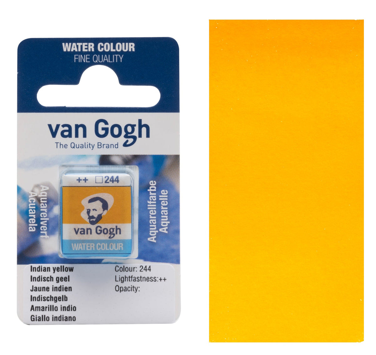 Van Gogh Watercolor Half Pan, Indian Yellow
