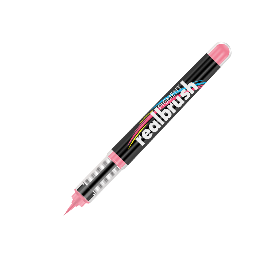 Karin Pigment Real Brush Marker, Rose Pink